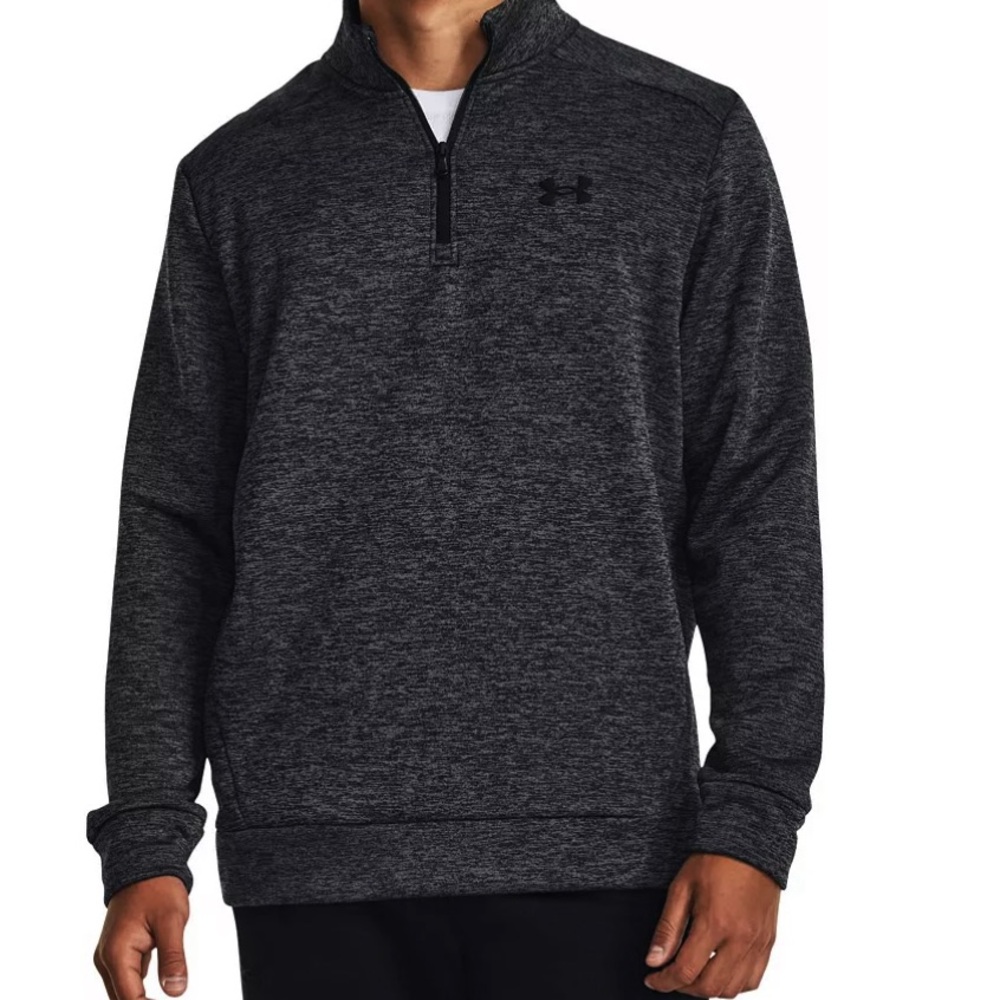 UNDER ARMOUR Youth 1/4 Zipper Pullover Heather Gray  Size YXL